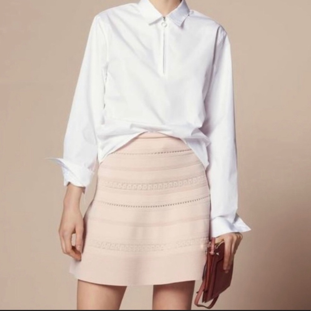 Sandro Pink Powder skirt